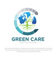 green logo vector image vector image