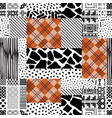patchwork seamless texture vector image