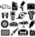 car service icons vector image