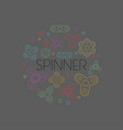 hand spinners icon vector image