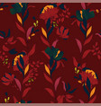 seamless floral pattern in delicate lilac beige vector image