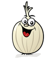 happy onion character vector image vector image