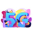 5g network concept vector image vector image