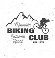 Mountain biking collection Royalty Free Vector Image