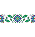 turkish ornament border vector image