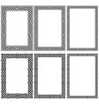 collection celtic ornament frames vector image