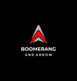 boomerang logo vector image vector image