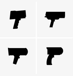 Radar speed gun Royalty Free Vector Image - VectorStock