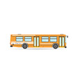 vehicle icon transportation city transit bus vector image