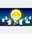 happy mid autumn festival vector image vector image