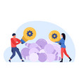 creative idea concept business solution vector image