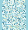 pattern with colorful squares and round vector image vector image