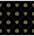 golden royal baroque pattern vector image vector image