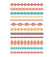 tribal geometric borders vector image