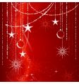 christmas background vector image vector image