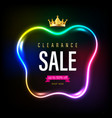 sale banner vector image vector image