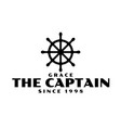ship wheel logo design template vector image