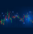 stock exchange background vector image