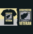afghanistan combat veteran best design vector image