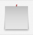 office paper sheet or sticky sticker vector image vector image