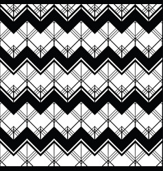 Abstract geometric seamless monochrome Royalty Free Vector