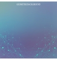 geometric abstract background with connected lines vector image