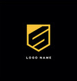 geometric five logo vector image