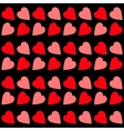 pink red heart seamless pattern wrapping paper vector image