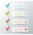 stripes for infographic vector image