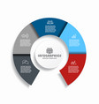 infographic design template with place for your vector image