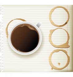 Coffee stains Royalty Free Vector Image - VectorStock