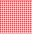 firebrick gingham pattern textured red and white vector image