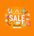 school sale vector image vector image