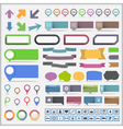 infographics elements vector image vector image