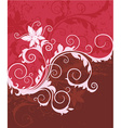 floral background vector image