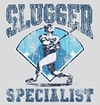 slugger batter vector image vector image