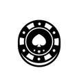 poker chip isolated casino chips for games vector image