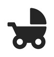 baby stroller icon vector image
