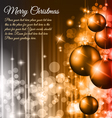 christmas background vector image vector image