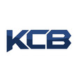 letter kcb modern vector image