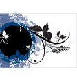 floral graphic vector image