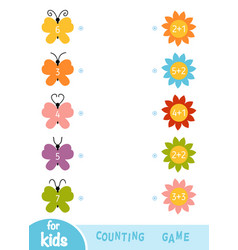 Counting game for preschool children educational Vector Image