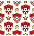 sport seamless pattern soccer vector image