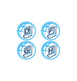 world education template set vector image