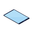 electronic tablet isometric isolated vector image vector image