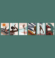 ethnic dances of african woman among native vector image vector image