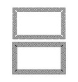 greek decorative frame vector image