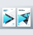 brochure template layout design corporate vector image