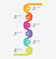 infographics six options vector image