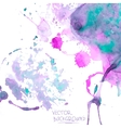 watercolor abstract background vector image